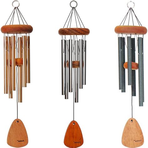 Wind river chimes - Arias® by Wind River 44-inch Windchime in Satin Silver. $89.98. This midsize chime is handcrafted with high-quality materials to produce beautiful tones that will resonate throughout your landscape. It will be a focal point that matches beautifully. It is the ideal piece to create that serene feeling of getting away from it all.